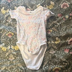 H&M Pastel Floral Kids Bodysuit